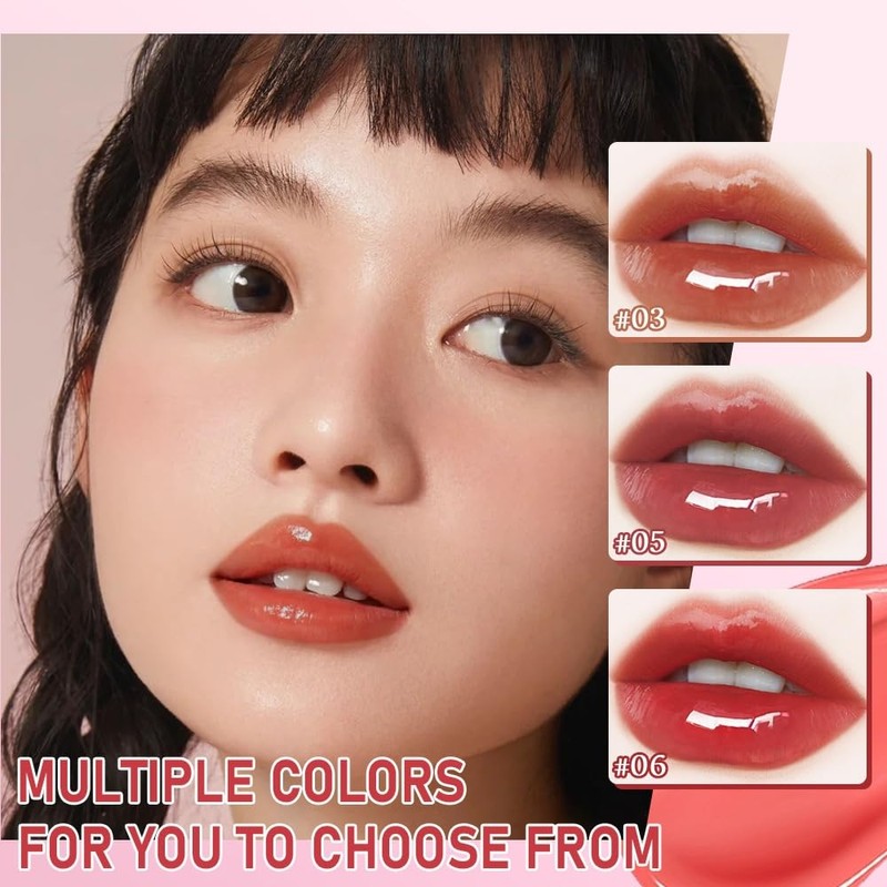 Lip Gloss 2 in 1, Double Head Lip Gloss, Lip
