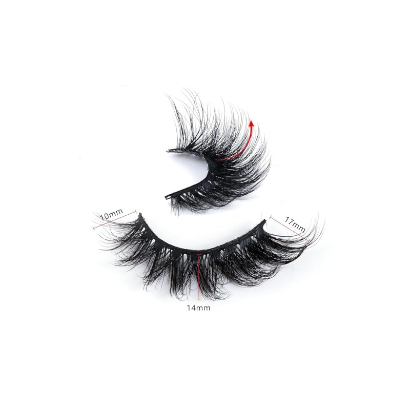 False Eyelashes 6D Artificial Eyelashes Set, Reusable Natural Eyelashes (G886)