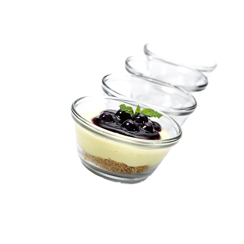 Anchor Hocking 6-Ounce Glass Custard Cups, Set of 4