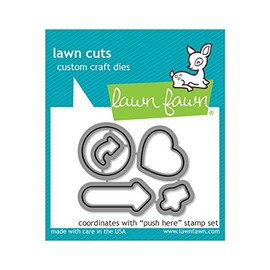 Lawn Fawn Push Here Dies