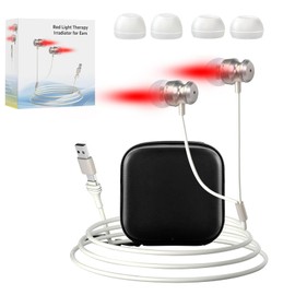 Aolawco Tinnitus Infrarot OhrstöPsel, Rotlichttherapie Ohrstöpse, Stillesse Theralight Pods Therapie, Tinnitus Infrarot Ohrstöpsel Gerät, Tinnitus Noiser, Rotlicht Tinniplug Kopfhörer