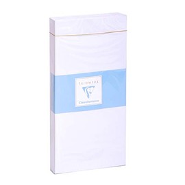 Clairefontaine Triomph Envelopes Narrow 90 g Pack of 25 White