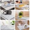 CooRug Absorbent Drying Mat for Kitchen Counter