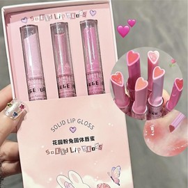 Lipstick, Cute High Color Lip, Glitter Lipstick, Rom and Gloss, Transparent, Anti-Fall Lipstick, Cute Cosmetics Moisturizing, Glitter, Colored Lip, Glossy, Long Lasting, Long Lasting, Korean Cosmetics