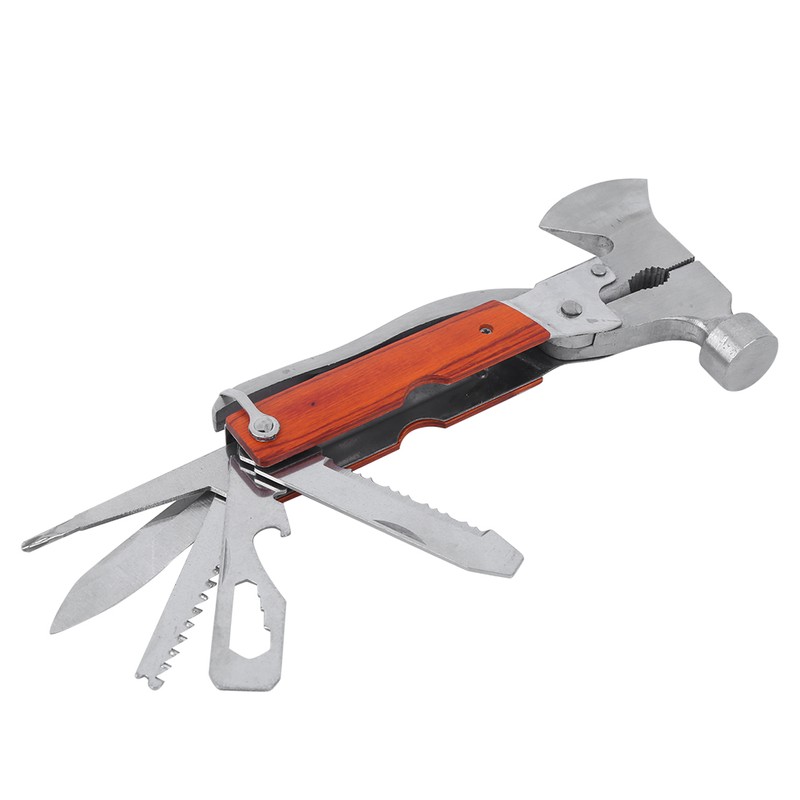 Outdoor Safety Hammer Stainless Steel MultiFunction Combination Car Hammer(Outdoor Combination