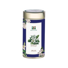 Heiland Jaismin Tea - Calming Floral Blend with Premium Jasmine Flowers, Rose Petals, Chamomile, and Citrus | Herbal Tea for Relaxation, Stress Relief and Immune Support | 100g