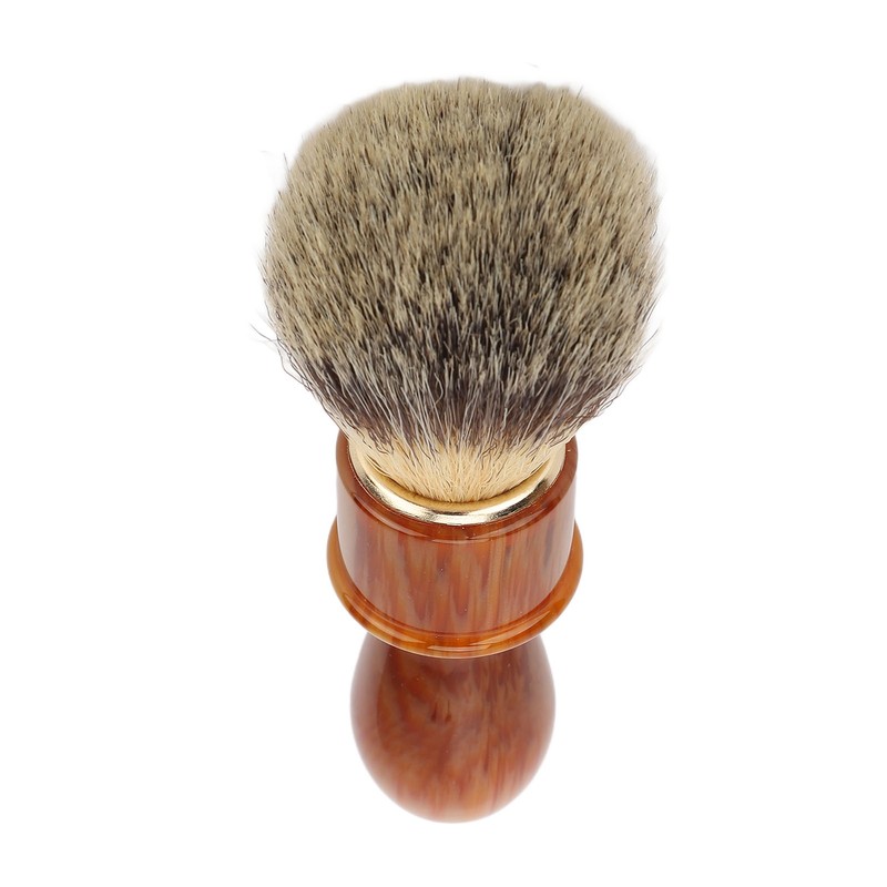 Men Shaving Brush Home Hair Salon Ergonomic Resin Handle Soft