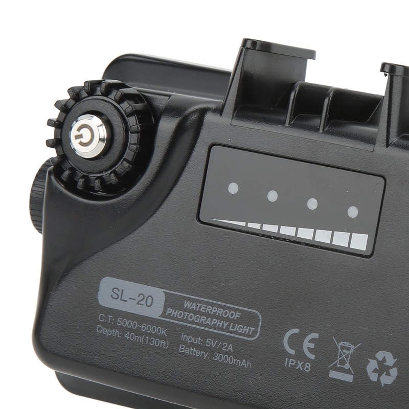 SL‑20 RGB Waterproof Diving Fill Light Underwater LED Video Light