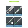 VIVOCH, 2 acopladores impermeables IP67, conectores RJ45 impermeables Cat5/5E/6/6A Ethernet