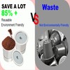 K Cup Reusable Coffee Pods & Funnel Kit, Stainless Steel