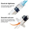 Careach 30 Packs 3mL Syringe with Needles 23 Gauge 1inch,