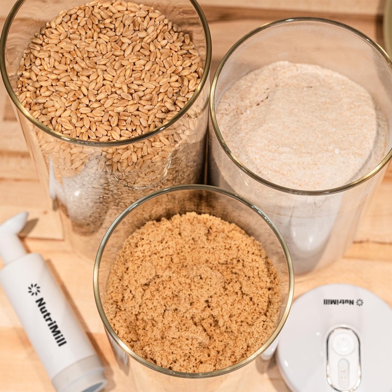 Nutrimill Glass Vacuum Seal Containers - Set of 3