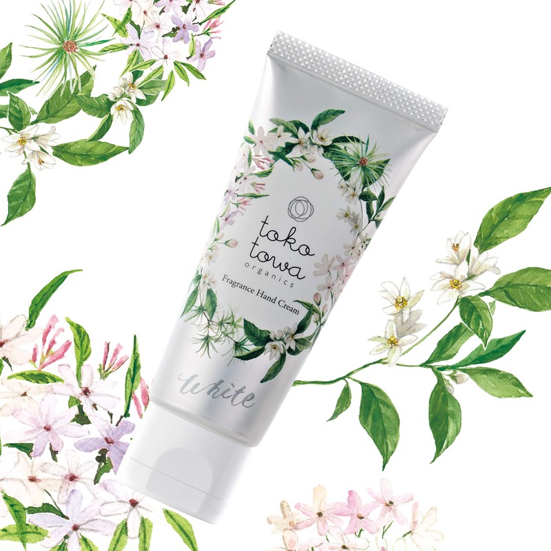 Tokotowa Organics Fragrance Hand Cream White