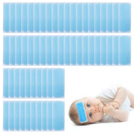BAOSROY Kühlpflaster,Fieberpflaster,60pcs Kühlpflaster Kinder,Kühlpflaster für Fieberbeschwerden,Fieberpflaster für Kinder,Kühlakku Gel,Kühlung Kopfschmerzen Kühlpflaste,Kühl-Patch