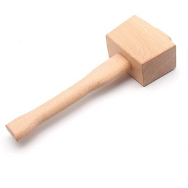 LATRAT 1 Piece Beech Wood Hammer Professional Woodworking Hammer Woodworking Tool for DIY Carpentry Woodworking Tool 245 mm