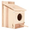 Innovative Wooden Birdhouse Natural and Safe DIY Outdoor Wooden Birdhouse
