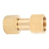 Fdit CGA-320 to CGA-580 Argon Regulator Adapter, Exquisite Brass CO2