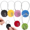Set of 6 Suitcase Lock Combination Lock 3 Digits Luggage