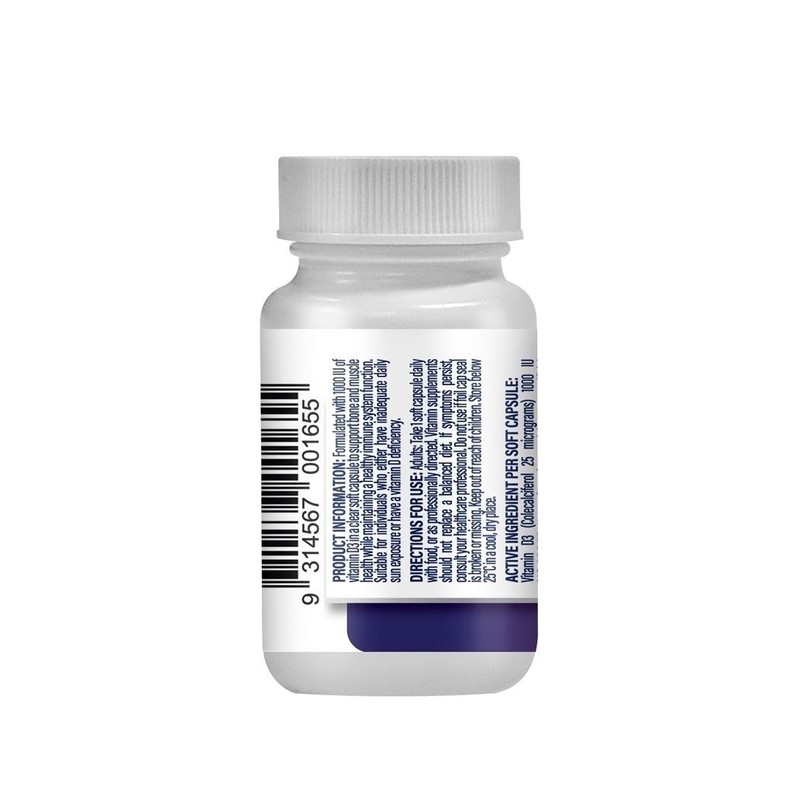 Guardian Vitamin D3 1000iu 60cap