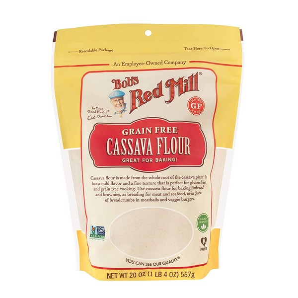 Bob's Red Mill Cassava Flour, 20 Ounce (Pack of 4)