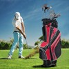 Tangkula Golf Stand Bag w/6 Way Divider Carry Organizer Pockets