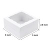 JOHOPACK 50 Pack 5x5x2.5 Inch Bakery Boxes, Cookie Boxes with