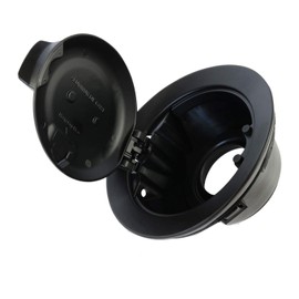 CARMOCAR Fuel Gas Door Vapor Edition Matte Black Replacement for 2008-2019 Dodge Challenger Fuel Filler Door 68250120AA