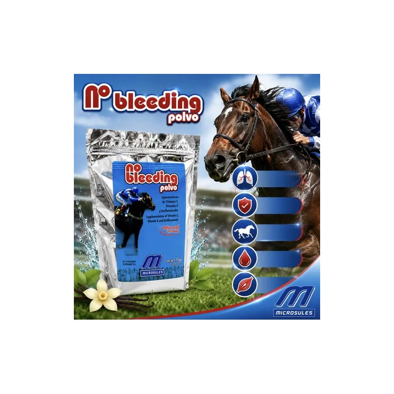 Suplemento Equino Vitaminac 1kg No Bleeding Polvo P/ Fatiga