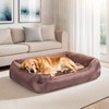 Dog Beds for Large Dogs, Rectangle Washable Pet Bed, Soft