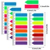 JANYUN 1440 Pcs Sticky Notes Flags Index Tabs Bright Neon