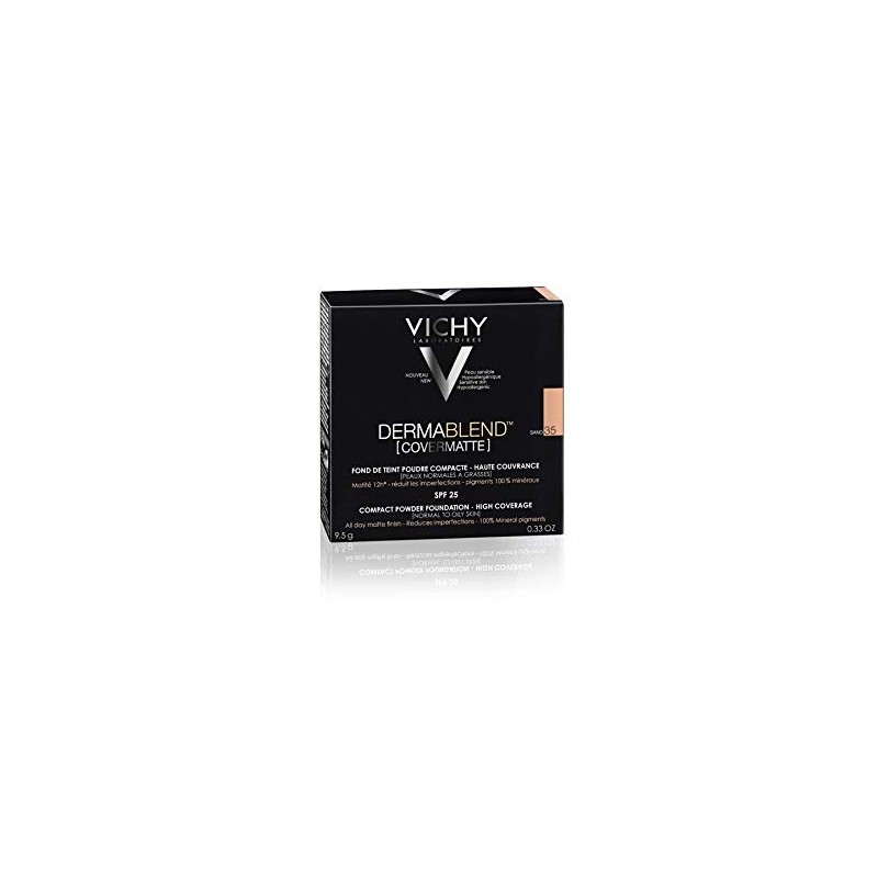 Polvo Compacto Covermatte de Alta Cobertura FPS 30 Vichy Dermablend