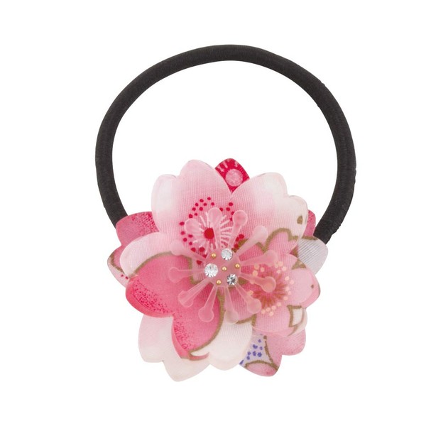Noren Japanese Hair Rubber Sakura Black Rubber Hair Accessories Hair