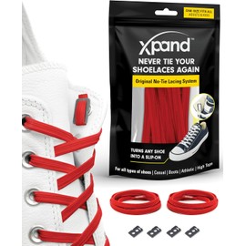 Xpand sistema de cordones elásticos sin cordones, talla única para todos los zapatos de adultos y niños