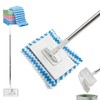 Snap Grip Mini Mop,2026 Upgraded Zero Touch Snap Grip Mini