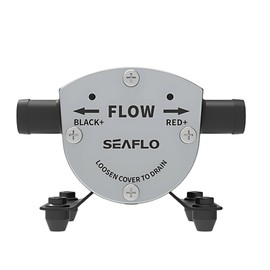 SEAFLO Marine 12V Reversible 8.0 GPM Self-Priming Impeller Bilge/Ballast Pump - Efficient, Durable, and Versatile Boat Pump - 4 Year Warranty