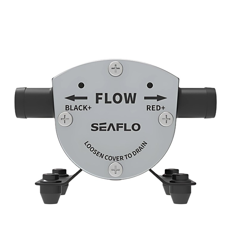 SEAFLO Marine 12V Reversible 8.0 GPM Self-Priming Impeller Bilge/Ballast Pump