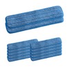 12 Pack Commercial Microfiber Mop Pad Refill, 18 Inch Flat