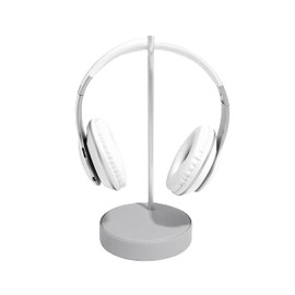 Stackers Pebble Grey & Chrome Headphone Stand