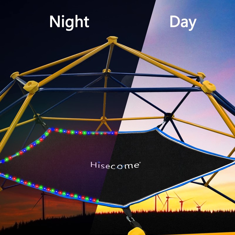 Hisecome Climbing Dome Hammock with Light, Accessory for Climbing Dome,