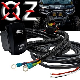 OZ-USA 10' Power Busbar Wire for LED Lightbar 3-Wire Harness Kit for Can-Am X3 Turbo RR