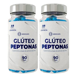 Kit Suplemento Glúteo Peptonas 90 Cápsulas 2 Frascos