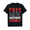 Pops Of The Berry First Birthday Girl Strawberry T-Shirt