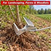 Steel Tree Root Puller and Sapling Removal Tool for Landscaping,