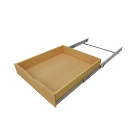 ELYSIAN 20 inch Width Kitchen Bottom Mount Soft Close Pull/Roll Out Organizer Drawer with Under Cabinet Sliding Shelf and Fully Assembled Wooden Storage for Cooking Utensil