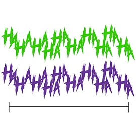 2X Joker Haha Serious Evil Body Windshield Car Sticker Decal 8" Lime Green + Purple