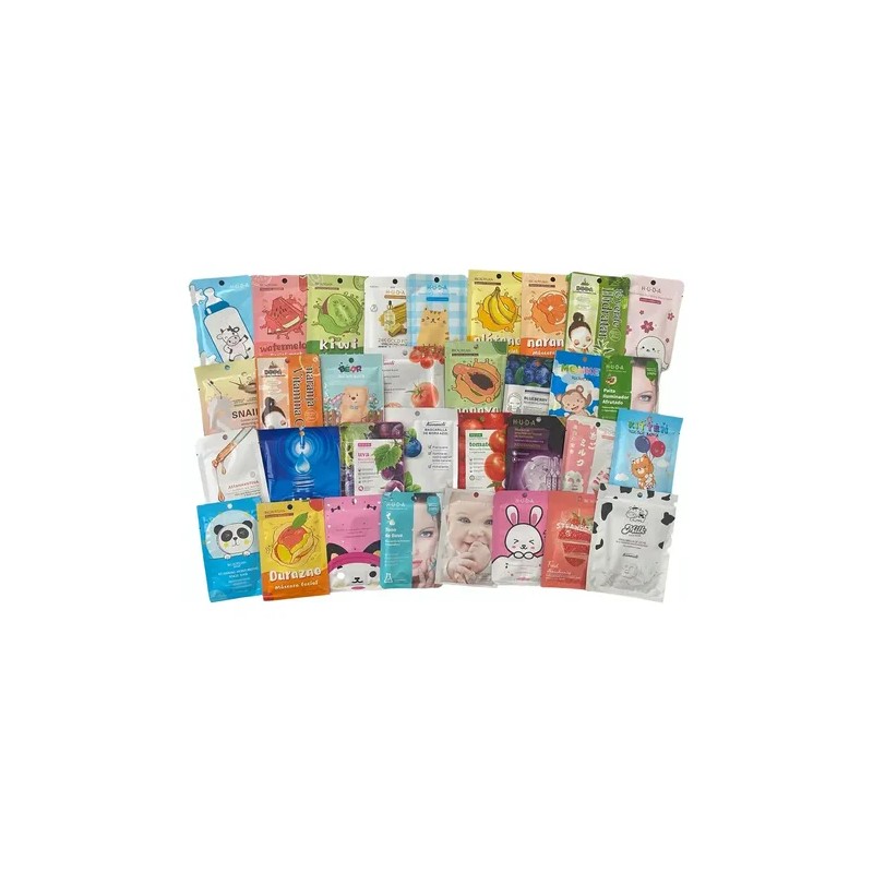 Lote De 10 Mascarillas Surtidas Coreanas Hidratantes Facial