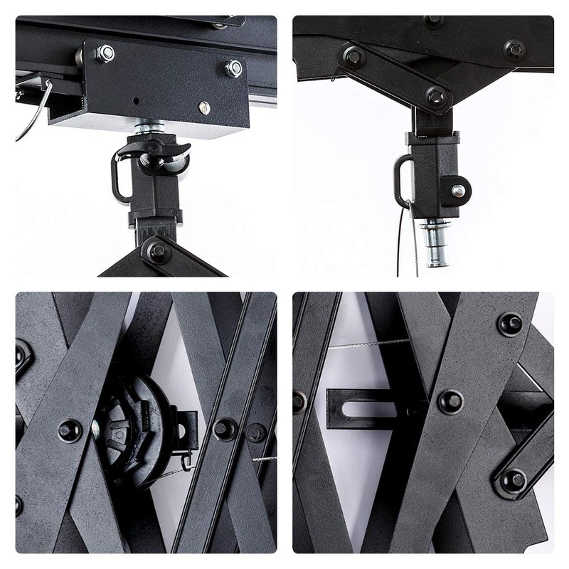 DATOUBOSS 2M Drop Pantograph for Studio Photography Ceiling Rail System