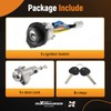 maXpeedingrods Ignition Switch & Left Driver Side Door Lock Cylinder