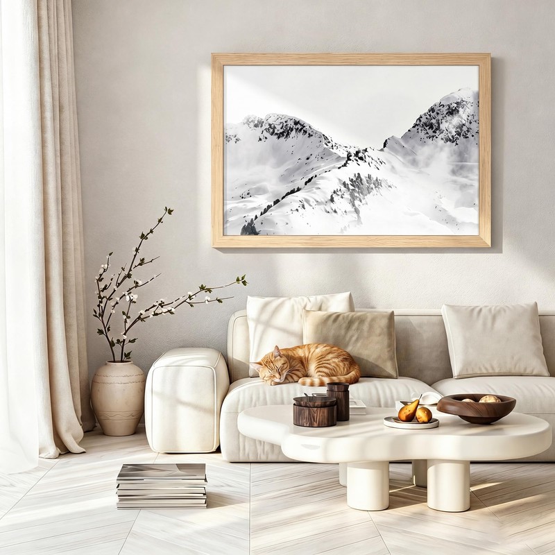 Solid Wood 24x36 Poster Frame, Gallery Wall Frame Set of
