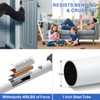 2-in-1 Security Bar for Doors and Windows, Adjustable Sliding Door